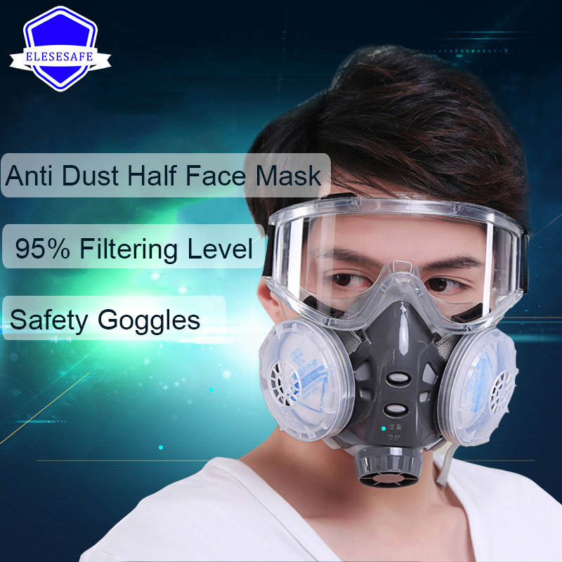 Dust Mask Construction - جديد قناع مضاد للغبار كامل الوجه