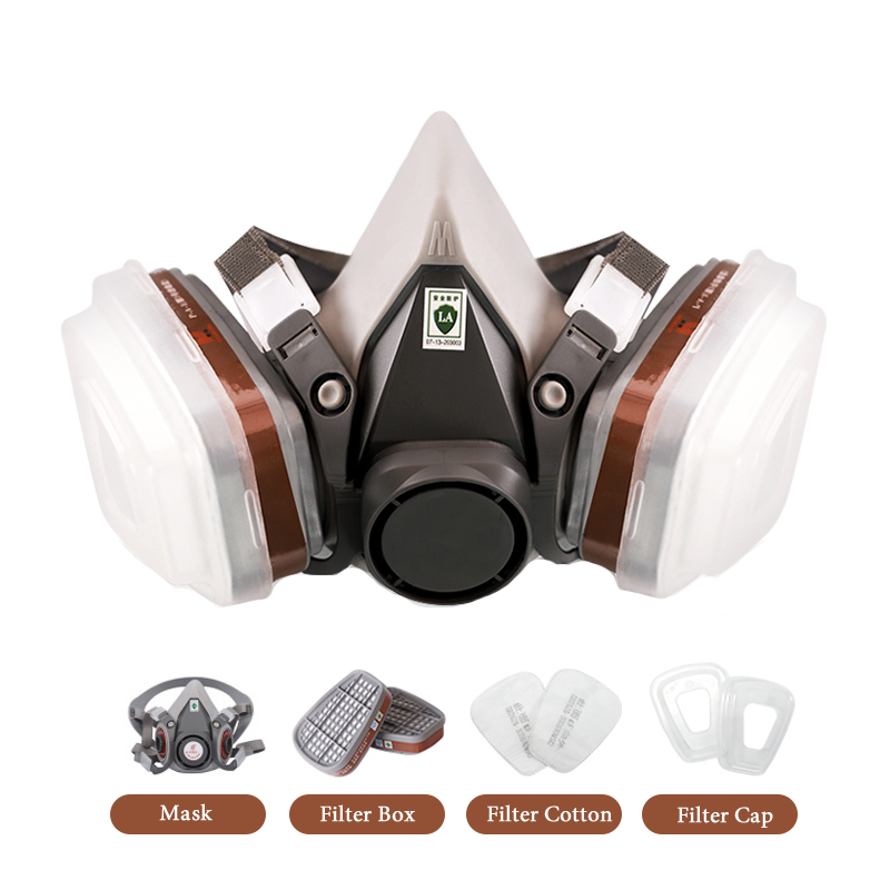 Dust Mask Construction - نصف وجه 6200 غبار قناع واقي