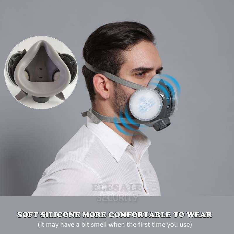 جديد قناع مضاد للغبار كامل الو - مراجعة Dust Mask Construction وسعره