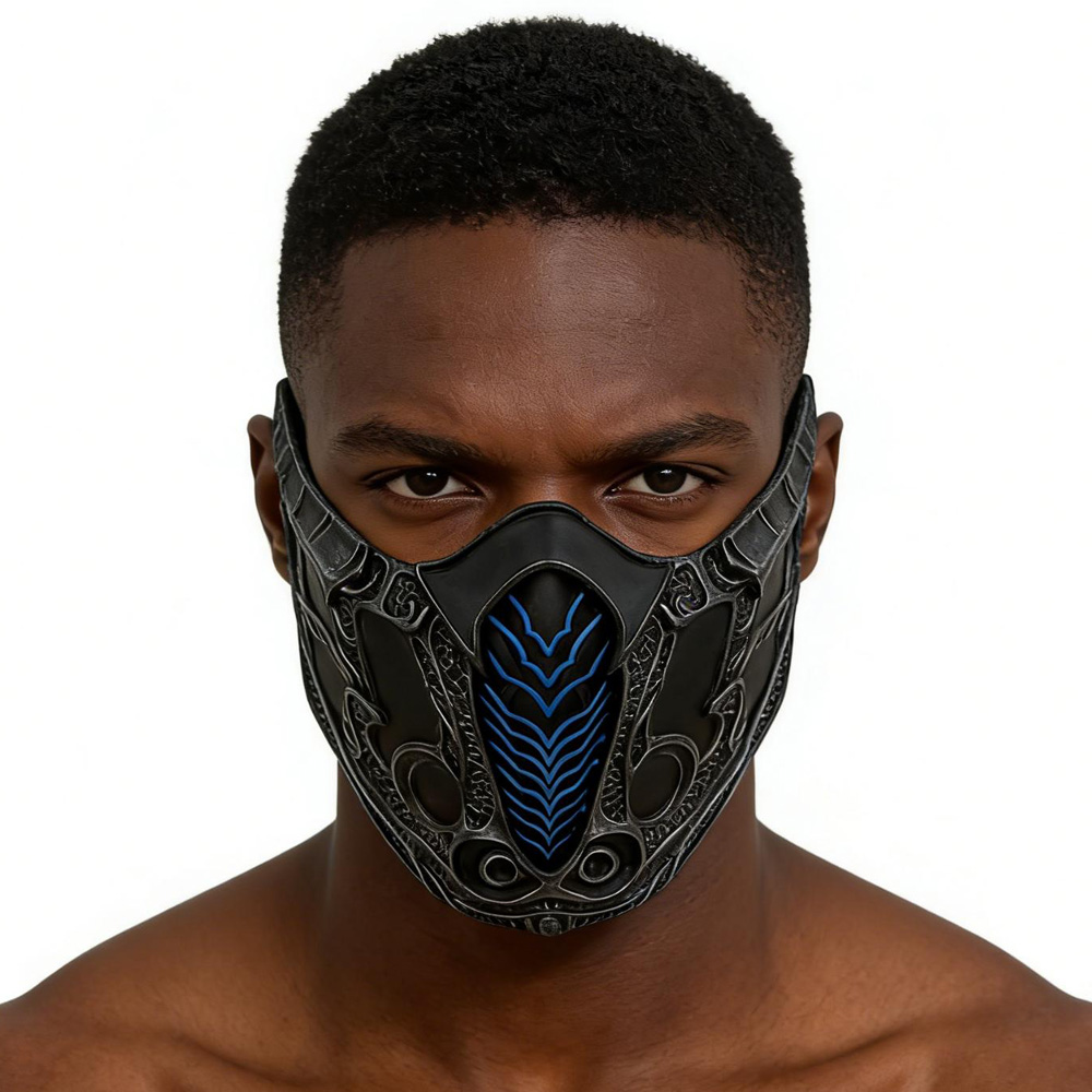 قناع نصف وجه من مورتال كومبات، - مراجعة Respirator Half Face وسعره