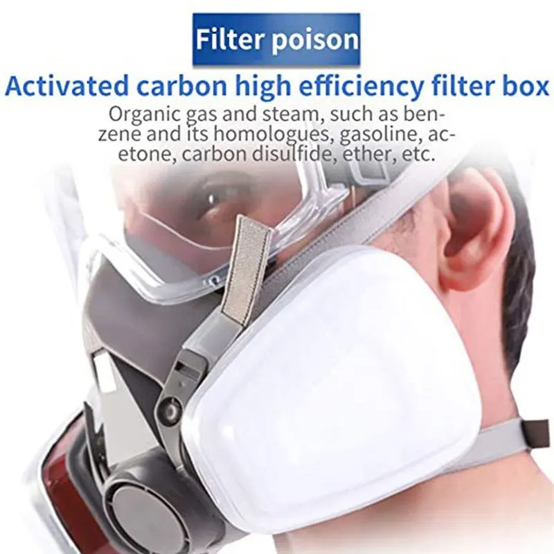 قناع نصف وجه مقاوم للغاز 7 في  - مراجعة Respirator Half Face وسعره