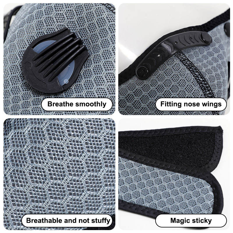 قناع وجه جديد لركوب الدراجات م - مراجعة Dust Mask Construction وسعره